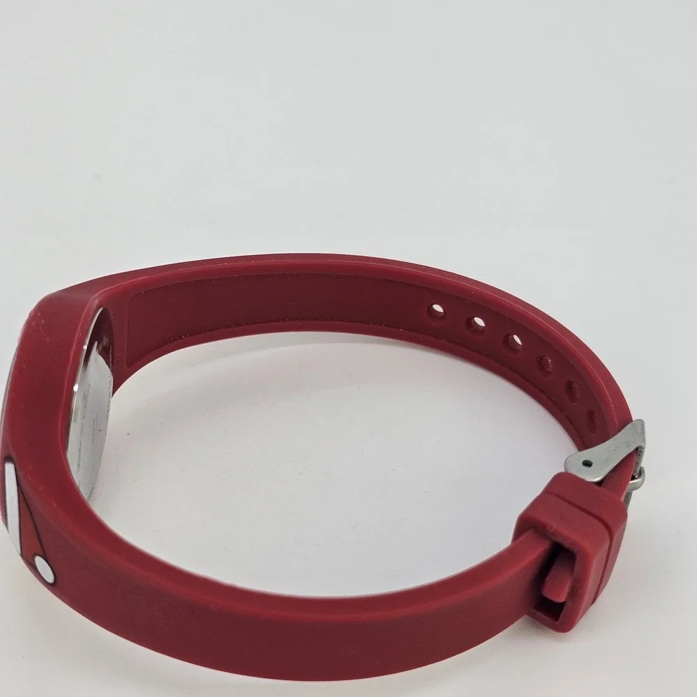 30MM Women's Christmas Watch White Dial Red Plastic Bands New‎ Battery